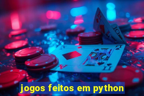 jogos feitos em python